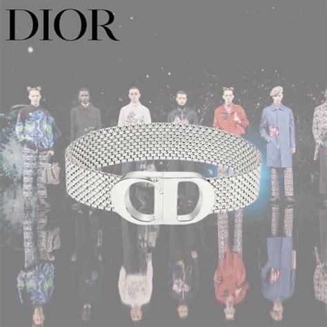 dior bangle silver|christian dior bracelet woven price.